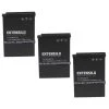 VHBW EXTENSILO 3x Batteries Compatible Avec Nikon CoolPix S9600, S9900, S94...