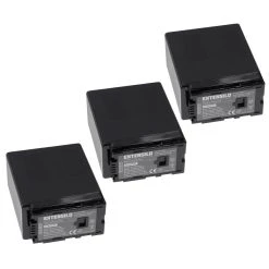 VHBW EXTENSILO 3x Batteries Compatible Avec Panasonic SDR-H50, SDR-H60, SDR...