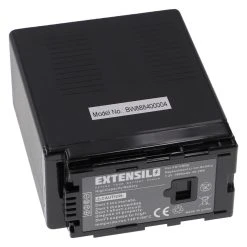 Alternative view of VHBW EXTENSILO 3x Batteries Compatible Avec Panasonic SDR-H50, SDR-H60, SDR...