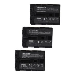 VHBW EXTENSILO 3x Batteries Compatible Avec Sony DSC-F717, DSC-F828, DSC-R1...