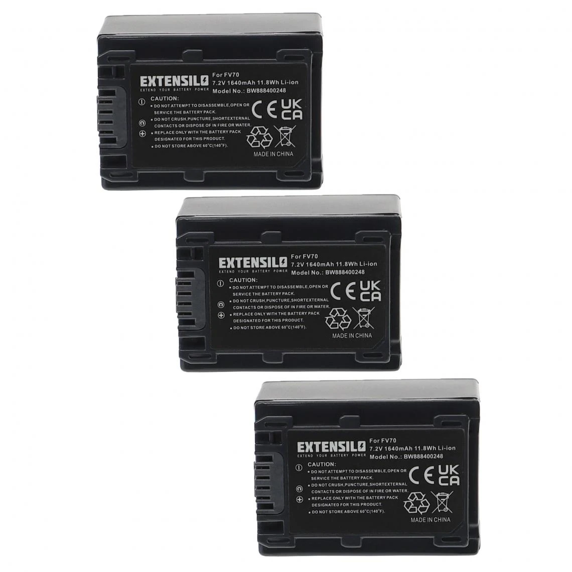VHBW EXTENSILO 3x Batteries Compatible Avec Sony FDR-AX53, FDR-AX700, FDR-A... 3 VHBW EXTENSILO 3x Batteries Compatible Avec Sony FDR-AX53, FDR-AX700, FDR-A... – Image 3