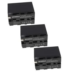 VHBW EXTENSILO 3x Batteries Compatible Avec Sony MiniDV DCR-TRV5, DCR-TRV51...