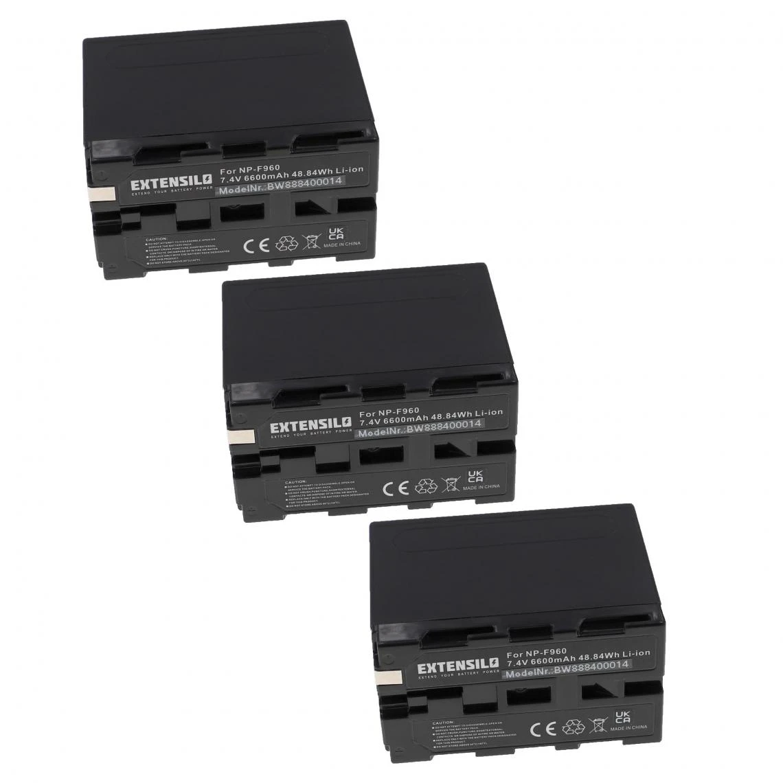 VHBW EXTENSILO 3x Batteries Compatible Avec Sony MiniDV DCR-TRV5, DCR-TRV51... 1 VHBW EXTENSILO 3x Batteries Compatible Avec Sony MiniDV DCR-TRV5, DCR-TRV51...