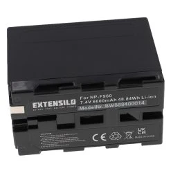 Alternative view of VHBW EXTENSILO 3x Batteries Compatible Avec Sony MiniDV DCR-TRV5, DCR-TRV51...