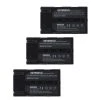 VHBW EXTENSILO 3x Batteries Remplacement Pour Samsung SB-LSM160, SB-LSM320,...