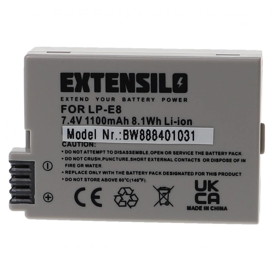 VHBW EXTENSILO Batterie Compatible Avec Canon EOS 550D, 700D, Kiss X4, Kiss... 1 VHBW EXTENSILO Batterie Compatible Avec Canon EOS 550D, 700D, Kiss X4, Kiss...
