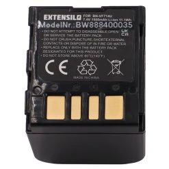 VHBW EXTENSILO Batterie Compatible Avec JVC GR-D245, GR-D245E, GR-D245EG, G...