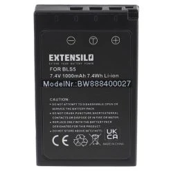 VHBW EXTENSILO Batterie Compatible Avec Olympus OM-D E-M10 II, E-M10 Appare...