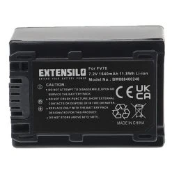 VHBW EXTENSILO Batterie Compatible Avec Sony HDR-SR5E, HDR-SR7E, HDR-SR8E, ...