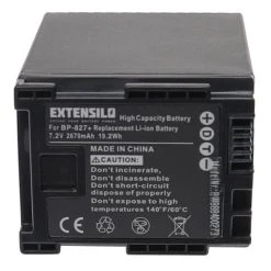 VHBW EXTENSILO Batterie Remplacement Pour Canon BP-820, BP-827 Pour Apparei...