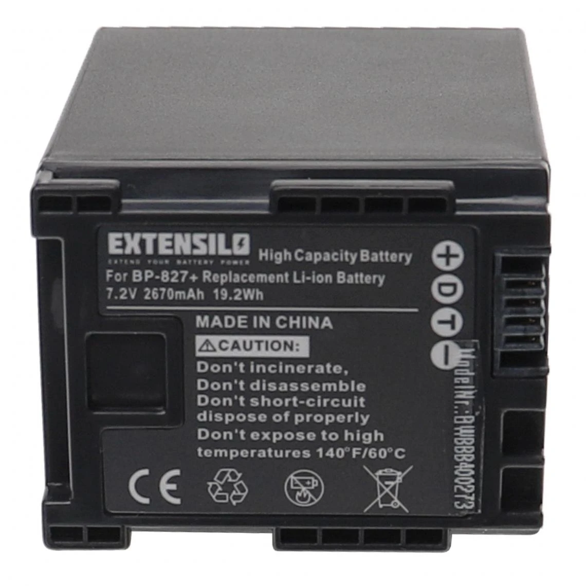 VHBW EXTENSILO Batterie Remplacement Pour Canon BP-820, BP-827 Pour Apparei... 1 VHBW EXTENSILO Batterie Remplacement Pour Canon BP-820, BP-827 Pour Apparei...