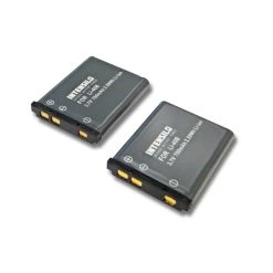 VHBW INTENSILO 2x Batteries Li-Ion 700mAh (3.7V) Pour Appareil Photo Tevion...