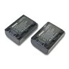 VHBW INTENSILO 2x Li-Ion Batterie 650mAh 7.2V Pour Caméscope Caméra Vidé...