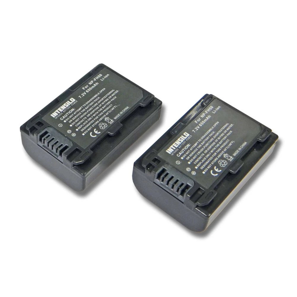 VHBW INTENSILO 2x Li-Ion Batterie 650mAh 7.2V Pour Caméscope Caméra Vidé... 1 VHBW INTENSILO 2x Li-Ion Batterie 650mAh 7.2V Pour Caméscope Caméra Vidé...