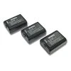 VHBW INTENSILO 3x Li-Ion Batterie 1050mAh (7.4V) Pour Caméra Vidéo Photo ...