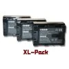 Lot De 3 Batteries Vhbw 1200mAh Pour Caméscope Caméra Remplace JVC B...