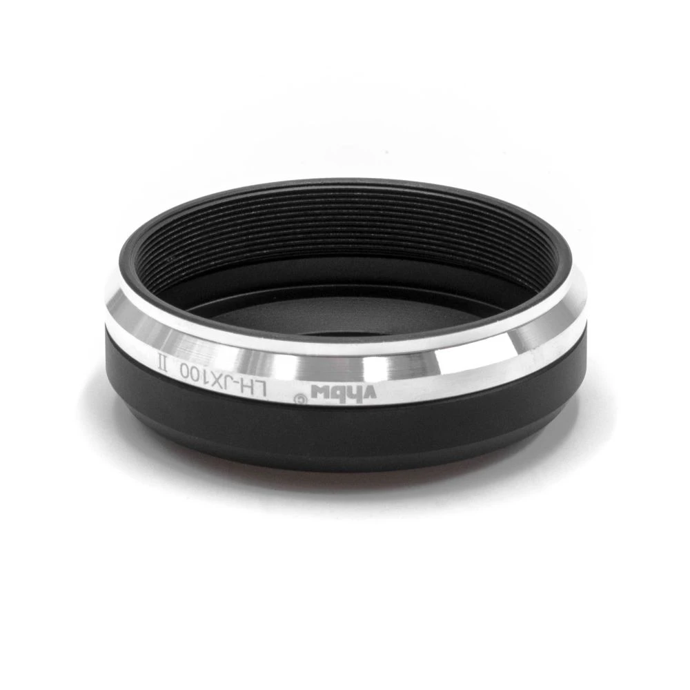Vhbw Pare-soleil En Métal Avec Adaptateur Argent Pour Objectif Fuji/F... 2 Vhbw Pare-soleil En Métal Avec Adaptateur Argent Pour Objectif Fuji/F... – Image 2