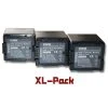 Vhbw Set De 3 Batteries 1500mAh Pour Caméscope Panasonic NV-GS400, NV...