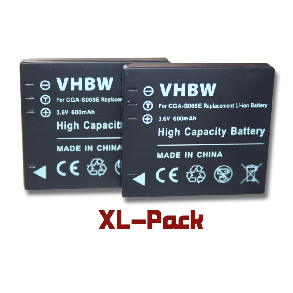 Set De 2 Batteries Vhbw 600 MAh Pour Caméscope Panasonic SDR-S10, SDR... 1 Set De 2 Batteries Vhbw 600 MAh Pour Caméscope Panasonic SDR-S10, SDR...