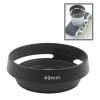 Wewoo Pare Soleil Appareil Photo Noir Pour Leica Pare-soleil Ventilé En Mé...