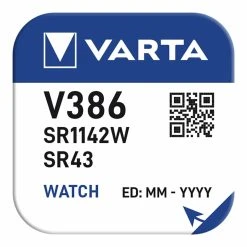 Alternative view of Pile Bouton Varta Silver Oxyde D'argent 1,55 V SR43
