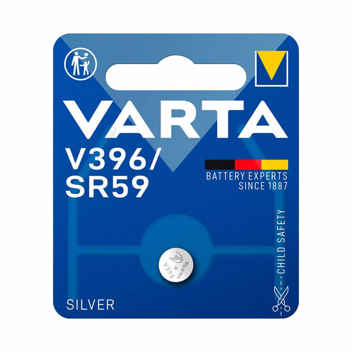 Pile Bouton Varta Silver Oxyde D'argent 1,55 V SR59 1 Pile Bouton Varta Silver Oxyde D'argent 1,55 V SR59