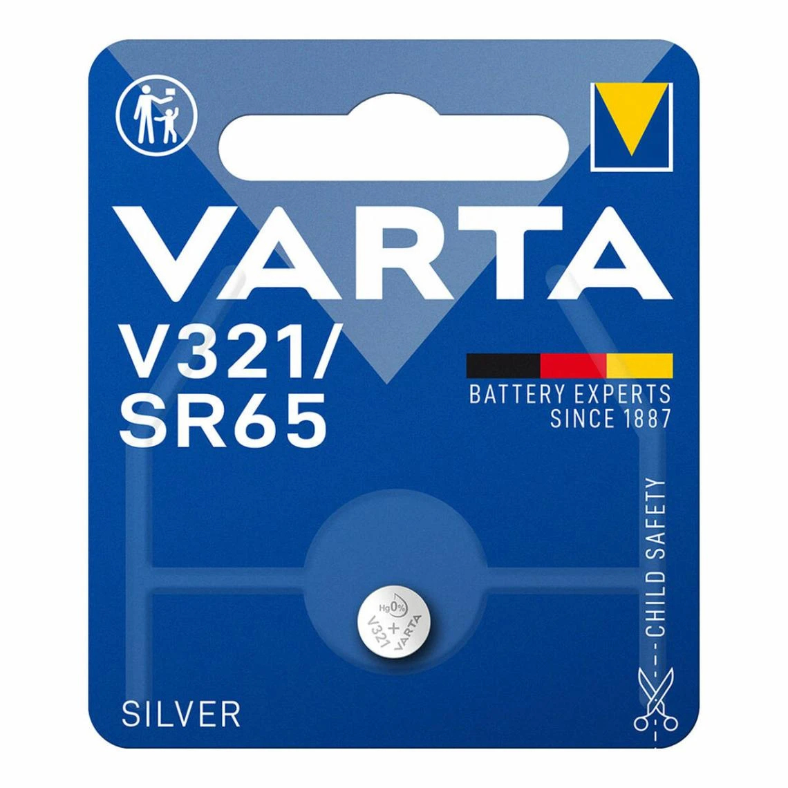 Pile Bouton Varta Silver Oxyde D'argent 1,55 V SR65 1 Pile Bouton Varta Silver Oxyde D'argent 1,55 V SR65