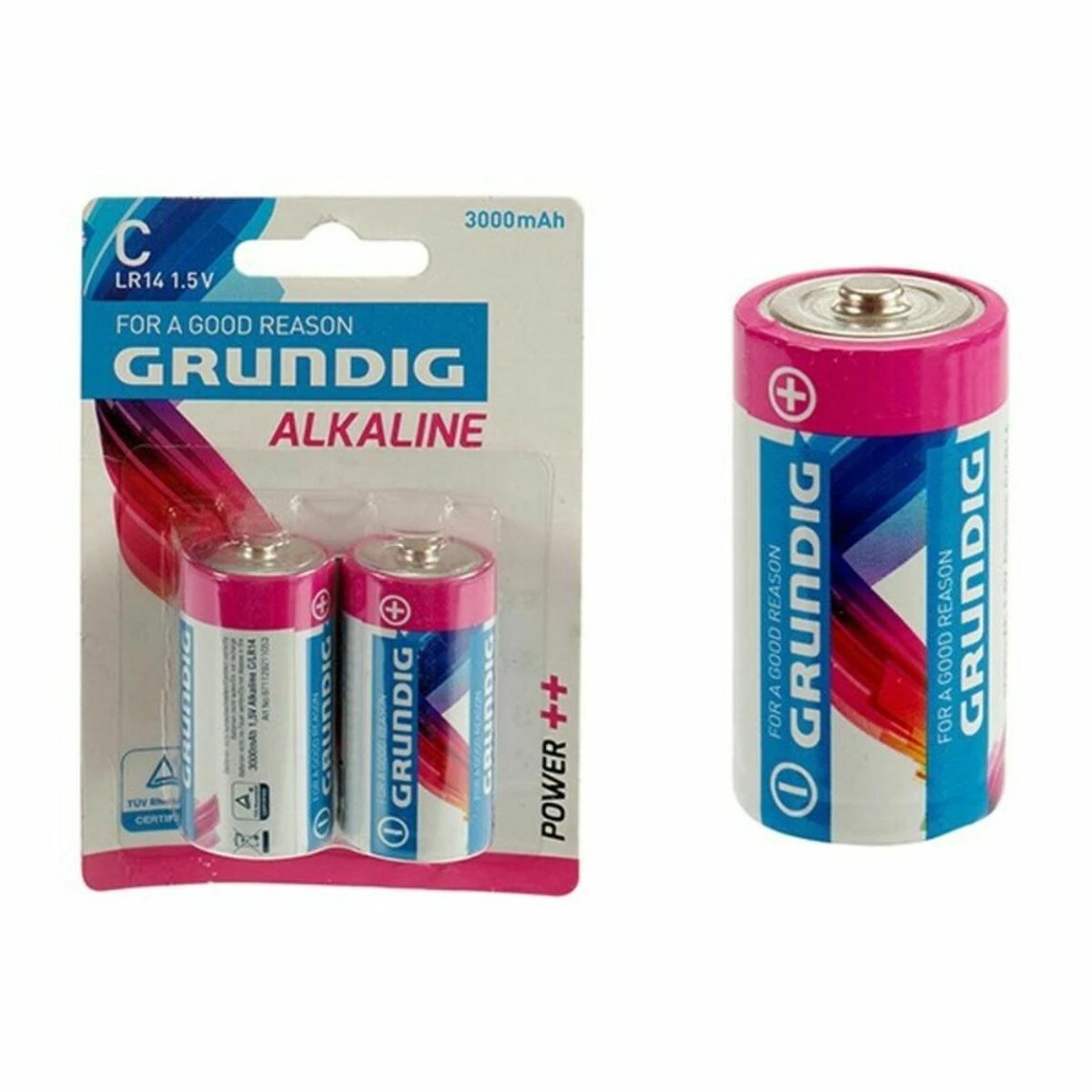 Piles Alcalines LR14 Grundig Type C (24 Unités) 2 Piles Alcalines LR14 Grundig Type C (24 Unités) – Image 2