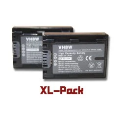 Vhbw Set 2 Batteries 500mAh Pour Caméscope Sony HDR-SR11, SR11E, HDR-...