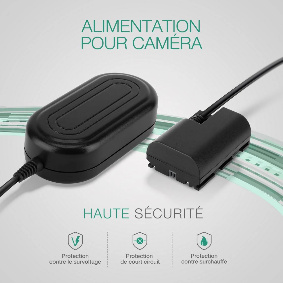 Subtel® Alimentation Secteur ACK-E6 Adaptateur Pour Appareil Photo/ca... 2 Subtel® Alimentation Secteur ACK-E6 Adaptateur Pour Appareil Photo/ca... – Image 2