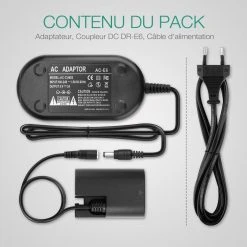 Subtel® Alimentation Secteur ACK-E6 Adaptateur Pour Appareil Photo/ca... 7 Subtel® Alimentation Secteur ACK-E6 Adaptateur Pour Appareil Photo/ca... -SONY Magasin subtel alimentation secteur ack e6 adaptateur pour appareil photocamera compatible avec canon eos 5d mark ii iii iv 5ds dc coupler accu dummy 375m 11842776 31311552 1140x1140