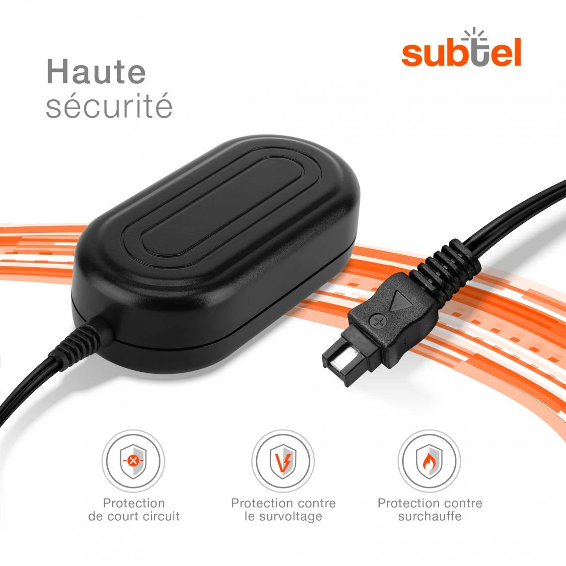 Subtel® Alimentation Secteur Pour Caméscope AC-L20,AC-L25,AC-L200 Co... 2 Subtel® Alimentation Secteur Pour Caméscope AC-L20,AC-L25,AC-L200 Co... – Image 2