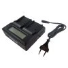 Vhbw 220V Double Bloc Alimentation Chargeur USB Pour Batterie Panasoni...