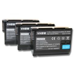 Vhbw 3x Batteries Remplacement Pour Nikon EN-EL15, EN-EL15b Pour Appar...