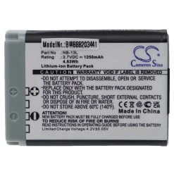 Vhbw Batterie Compatible Avec Canon PowerShot G7 X Mark III, G7 X Mark...