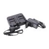 Vhbw Chargeur De Batterie Double Compatible Avec Canon Legria HF46, HF...
