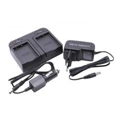 Vhbw Chargeur De Batterie Double Compatible Avec Olympus Stylus 1s Bat...