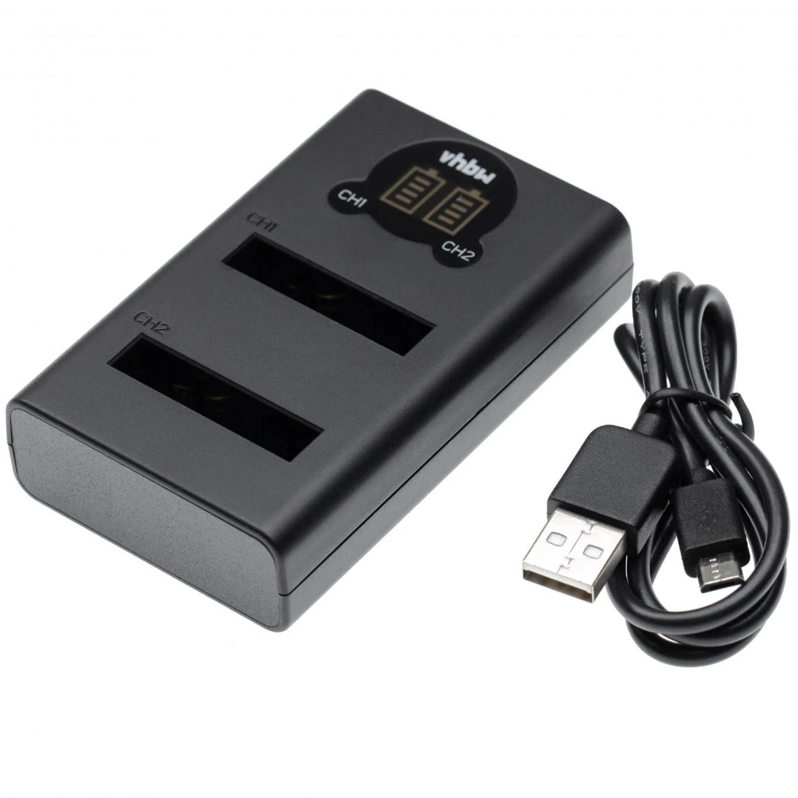 Vhbw Chargeur De Batterie Double USB Compatible Avec Canon Ixus 105, 1... 2 Vhbw Chargeur De Batterie Double USB Compatible Avec Canon Ixus 105, 1... – Image 2