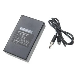 Vhbw Chargeur De Batterie Double USB Compatible Avec Sanyo Xacti VPC-E...