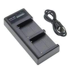 Alternative view of Vhbw Chargeur De Batterie Double USB/micro-USB Compatible Avec Sony CC...