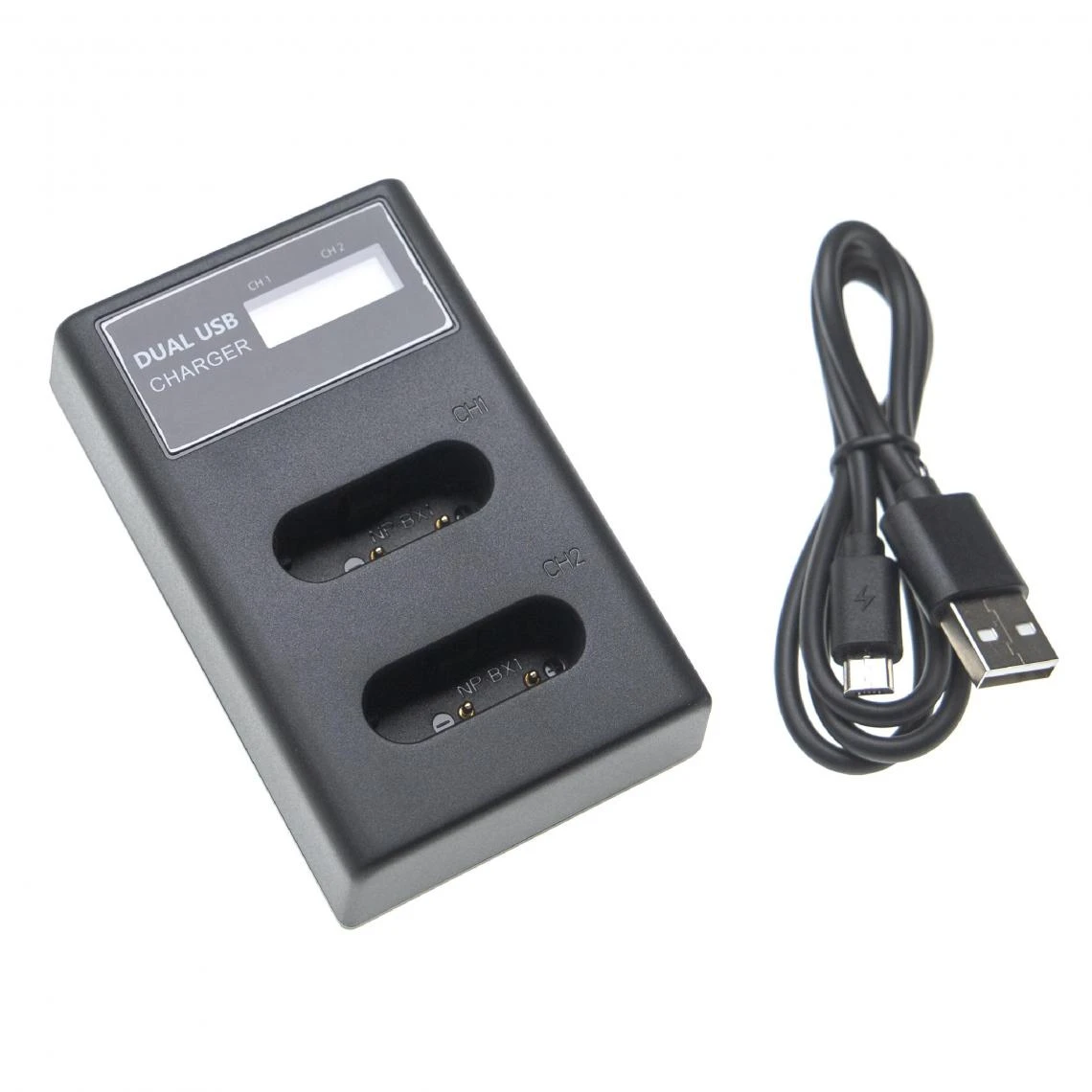 Vhbw Chargeur De Batterie Double USB/micro-USB Compatible Avec Sony Cy... 3 Vhbw Chargeur De Batterie Double USB/micro-USB Compatible Avec Sony Cy... – Image 3