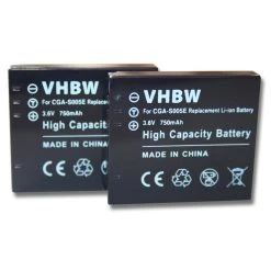 Vhbw Set De 2 Batteries 750mAh Pour Appareil Photo Ricoh Caplio R3, R4...